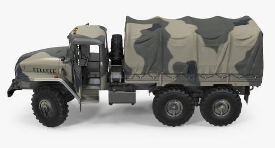Тенты на грузовые военные автомобили